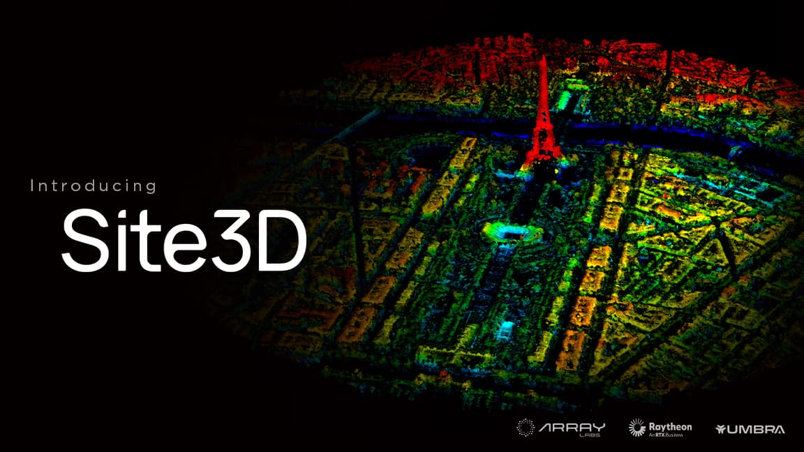 Array Labs, Umbra, Raytheon Join Forces to Accelerate 3D Product Rollout