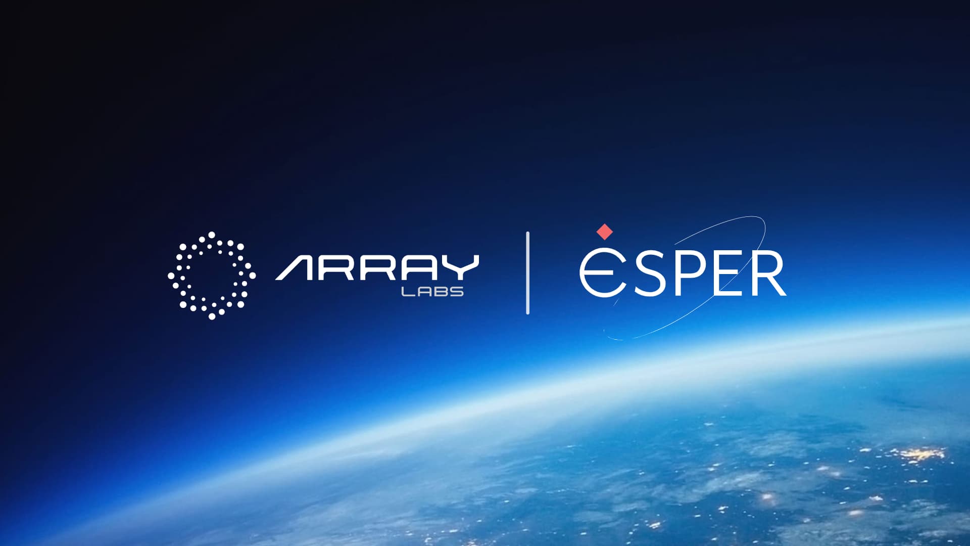 Array Labs, Esper Satellite Imagery Announce Strategic Partnership to Co-Enrich Data